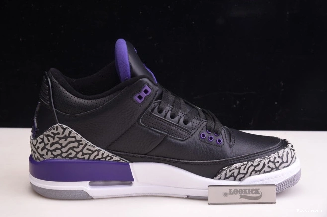 Kicktheory CT8532-050 Purple Black 3 Jordan Air Retro Court 0821